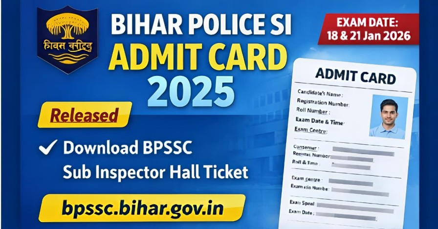 Bihar Police Admit Card Download