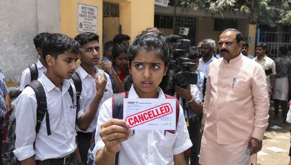 बड़ा झटका! WBCHSE ने बाराबी के 1000 से ज्यादा Admit Card किए रद्द, सांसद मौके पर – जानिए पूरा मामला