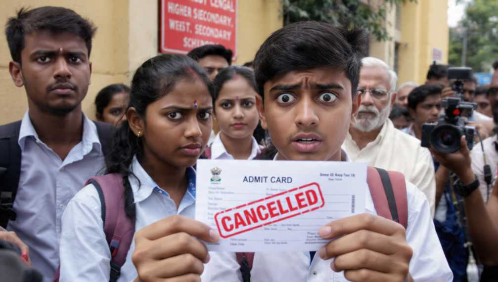 बड़ा झटका! WBCHSE ने बाराबी के 1000 से ज्यादा Admit Card किए रद्द, सांसद मौके पर – जानिए पूरा मामला