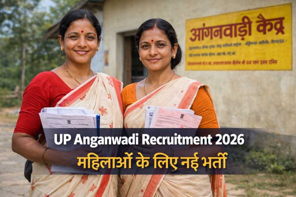 UP Anganwadi Recruitment 2026: उत्तर प्रदेश में आंगनवाड़ी भर्ती, पात्रता, सैलरी और आवेदन प्रक्रिया
