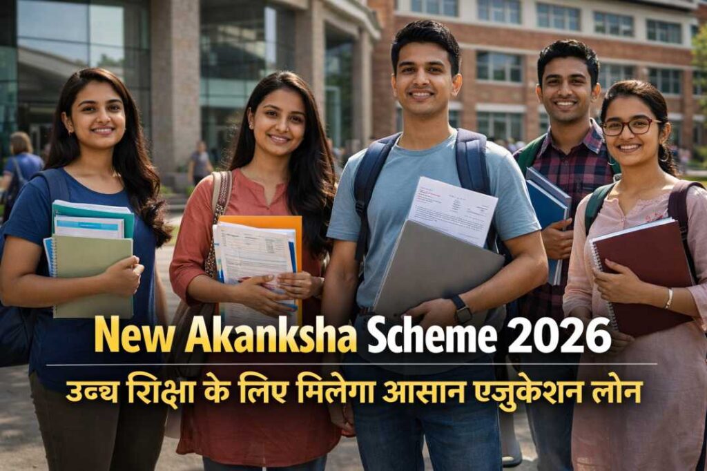 New Akanksha Scheme (Educational Loan) 2026: उच्च शिक्षा के लिए आसान एजुकेशन लोन, जानें पात्रता, लाभ और आवेदन प्रक्रिया
