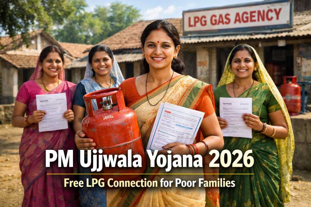PM Ujjwala Yojana 2026: Free LPG Connection Scheme for Poor Families – Eligibility, Benefits & Online Application Guide